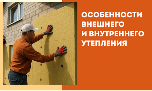 Какие особенности внешнего и внутреннего утепления в Одинцово