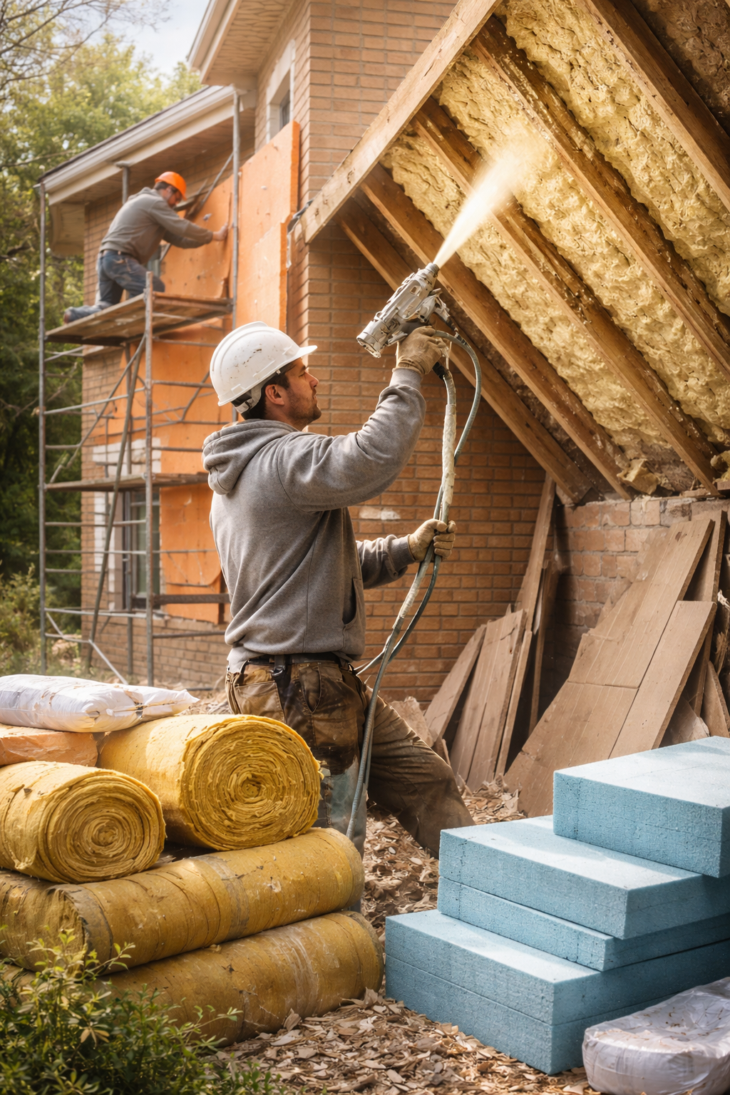 Утепление домов в Одинцово под ключ от 4350 руб/м2 | Профессионально — ТепломастерДнц