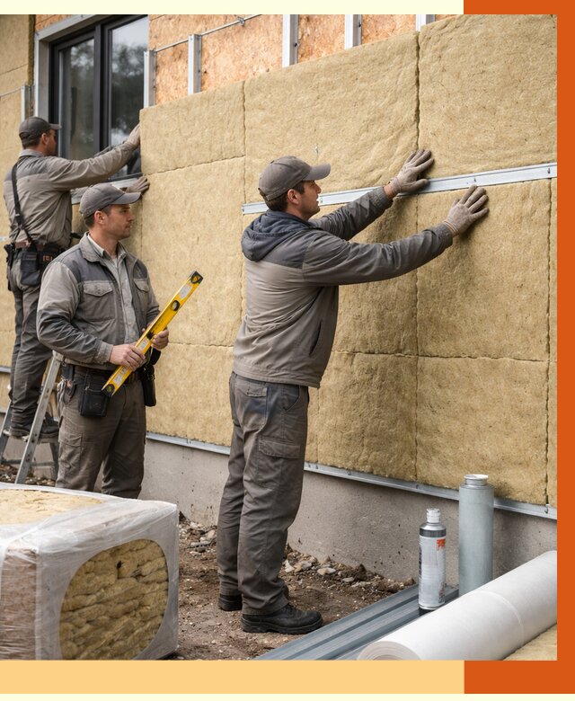 Утепление дома из SIP панелей в Одинцово от 6421 руб./м² под ключ | ТепломастерДнц