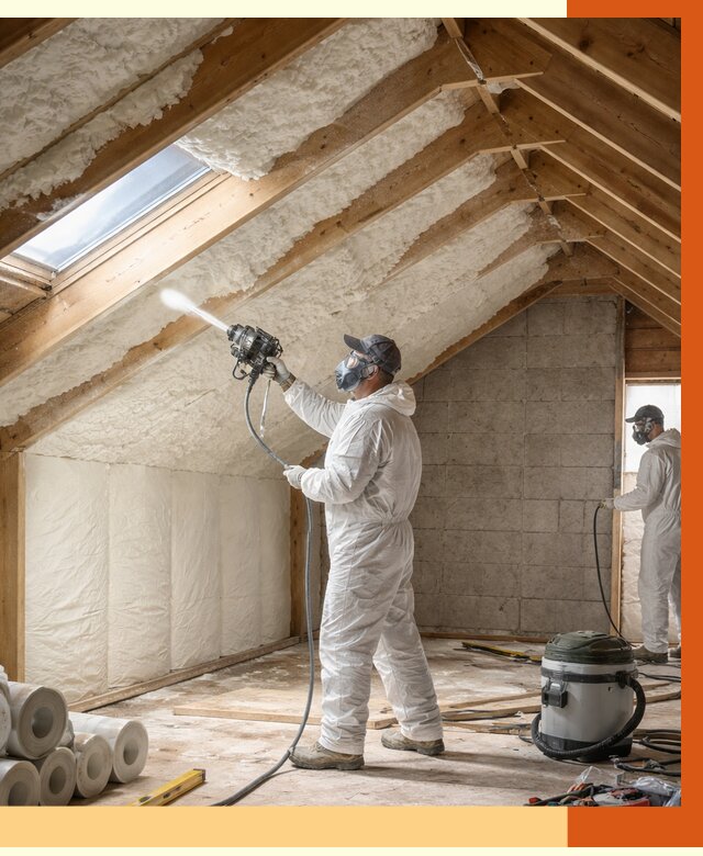 Утепление мансарды ППУ в Одинцово от 2848 руб./м² — заказать под ключ | ТепломастерДнц