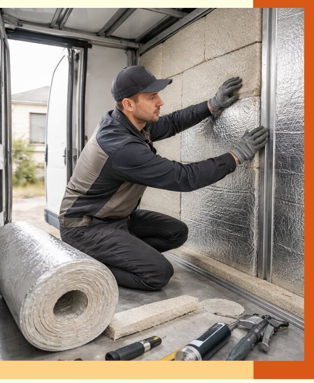 Утепление фургона рефрижератора в Одинцово от 12945 руб./м² под ключ | ТепломастерДнц