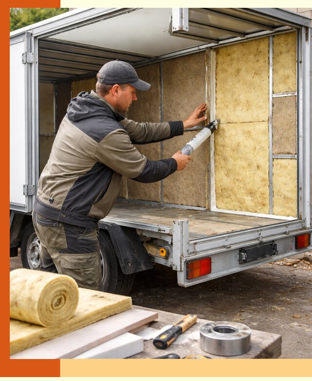 Профессиональное утепление прицепа в Одинцово для любых условий