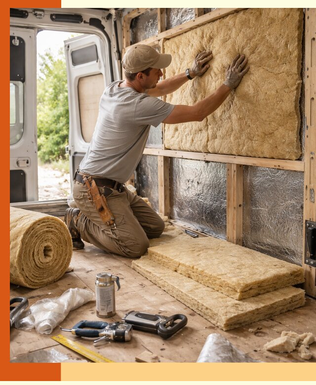 Утепление кемпера под ключ в Одинцово с гарантией качества