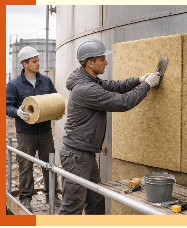 Профессиональное утепление резервуара и теплоизоляция в Одинцово