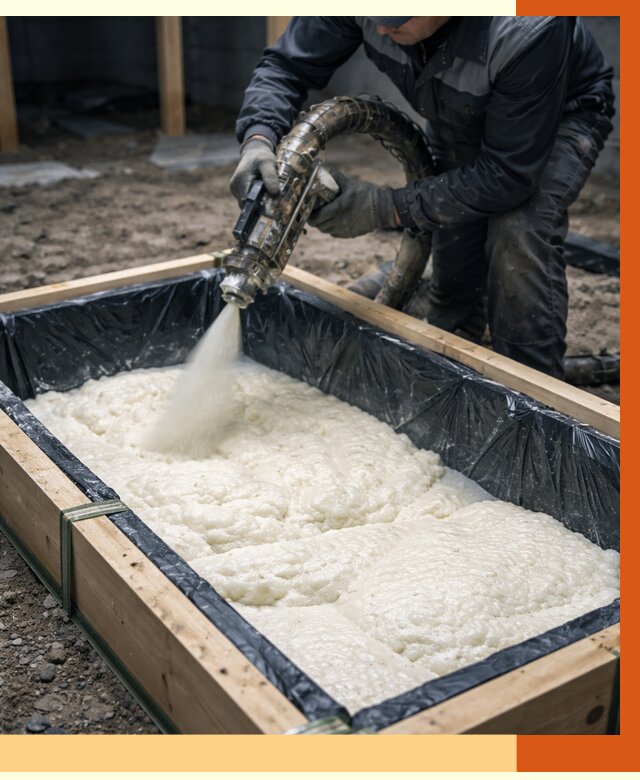 Заливка ППУ в формы в Одинцово от 2589 руб. — утепление форм под ключ | ТепломастерДнц