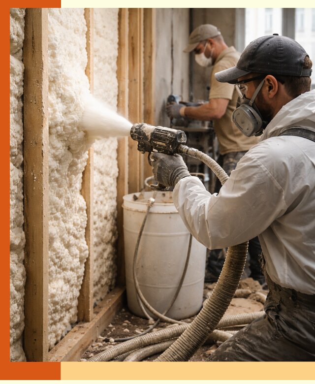 Утепление пеноизолом жилых и коммерческих объектов в Одинцово