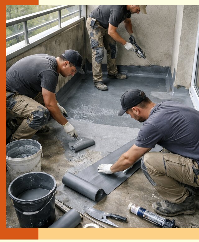 Гидроизоляция балкона в Одинцово: надежная защита от протечек